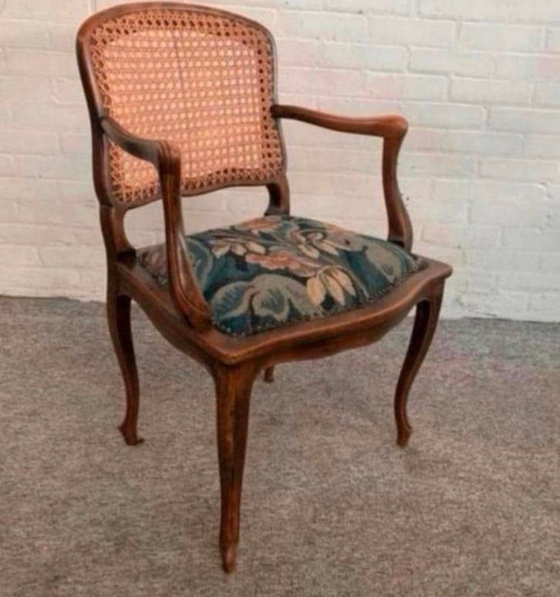 Fauteuil Originele oude J.A.Huizinga meubelfabriek Groningen, Ophalen of Verzenden