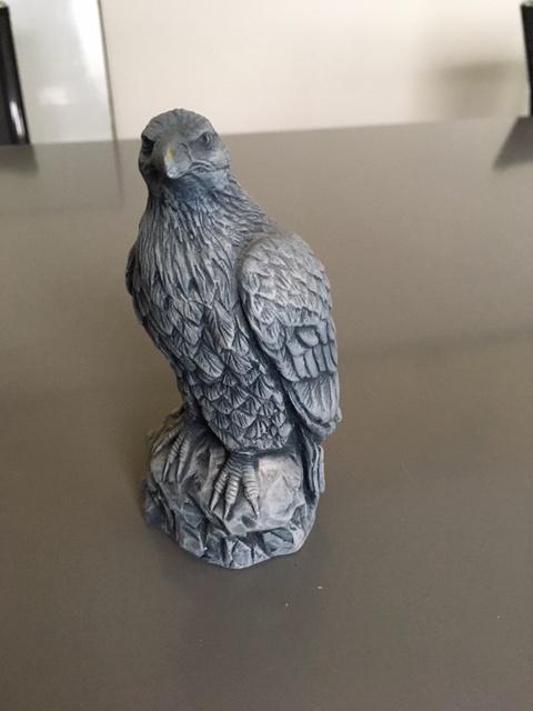 Glacial ice age sculpture Bald Eagle uit Alaska, Verzamelen, Beelden en Beeldjes, Ophalen of Verzenden, Zo goed als nieuw, Dier