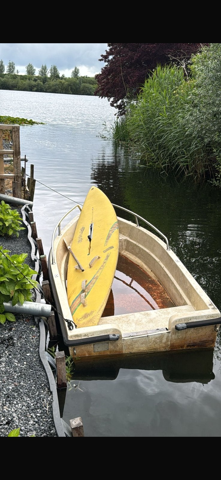 Gratis gele surfplank, Ophalen, Zo goed als nieuw