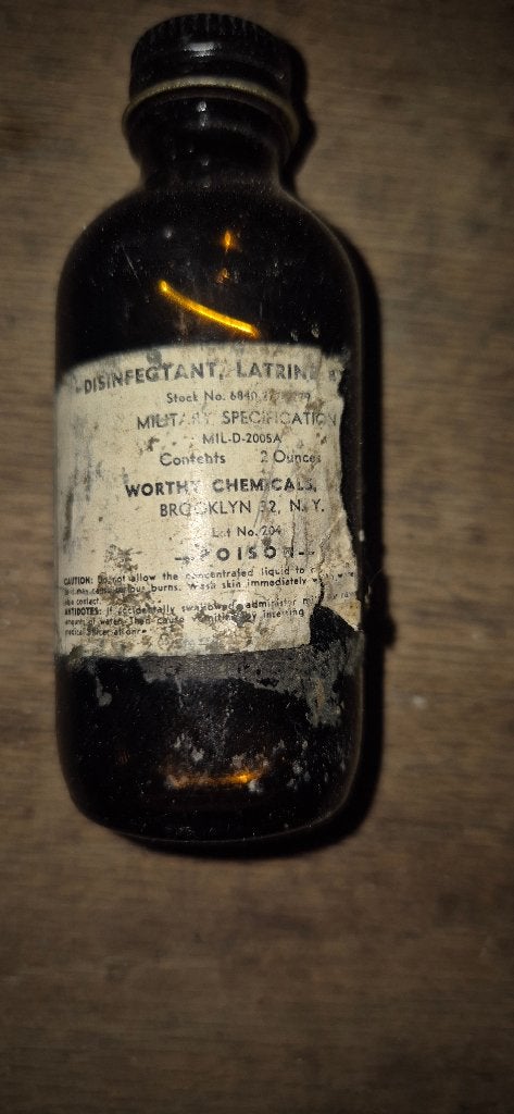 US WW2 Desinfectant Latrines, Ophalen of Verzenden, Landmacht, Amerika, Overige typen
