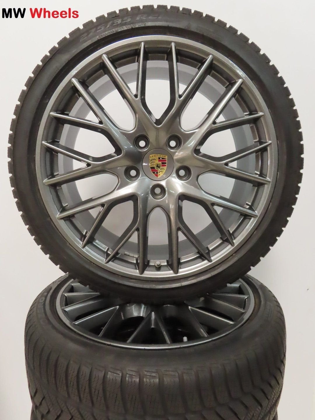 Originele Porsche Panamera 21 inch velgen met winterbanden, Gebruikt, -, 275 mm, -