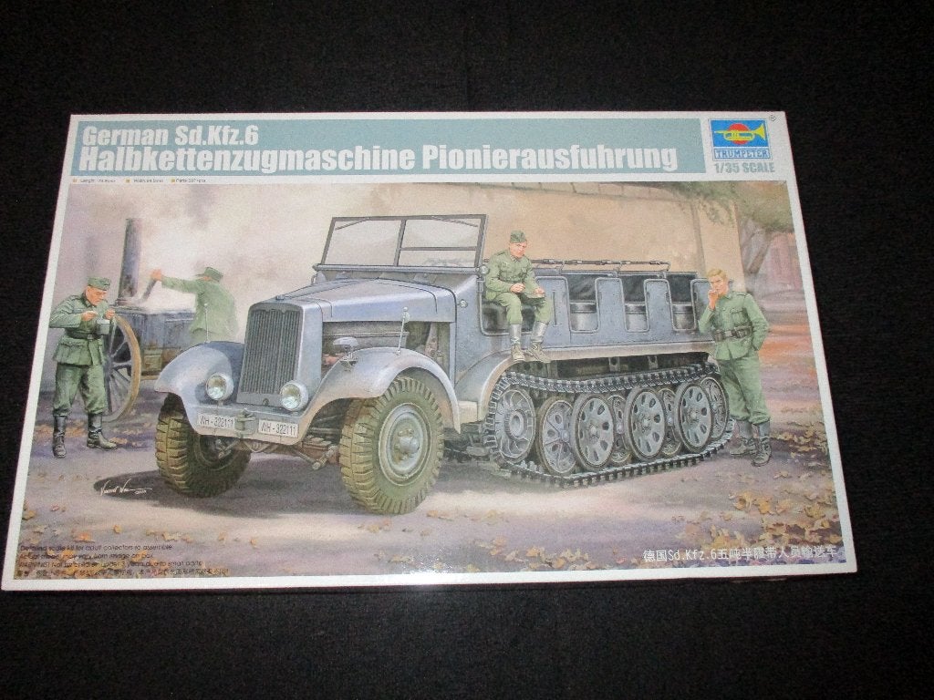 D-211,TRUMPETER 1-35,NO,05530,German Sd.Kfz. 6 Halbkettenzug, Overige merken, 1:32 tot 1:50, Overige typen, Nieuw