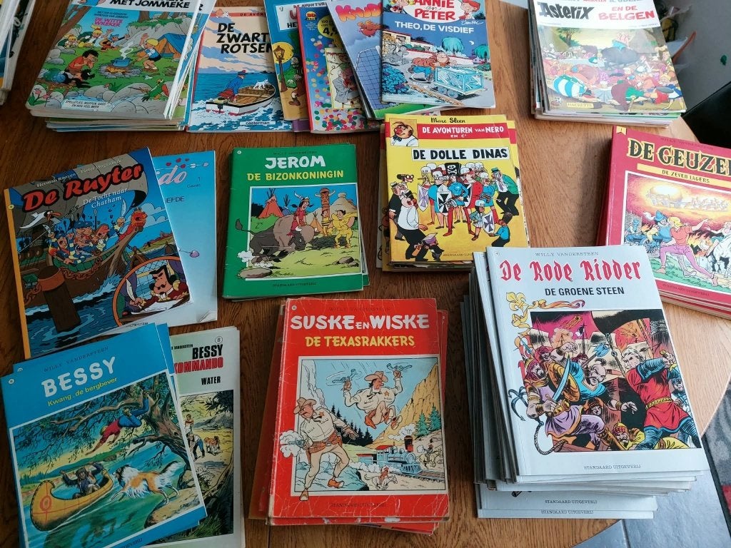 stripboeken, Meerdere stripboeken, Ophalen, Gelezen