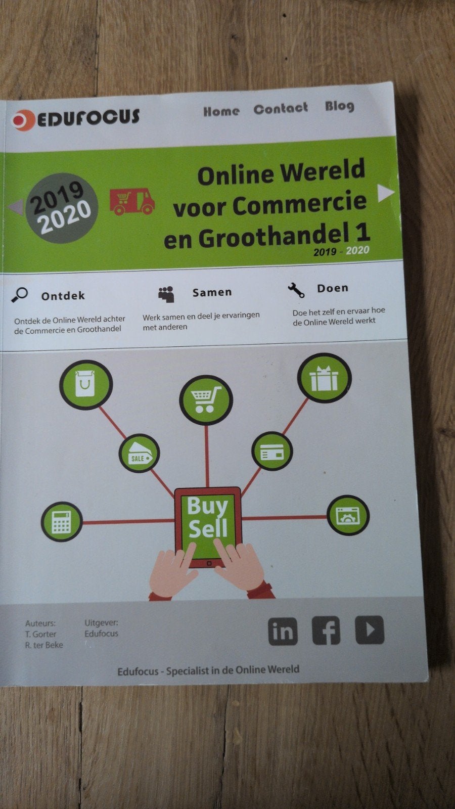 Online Wereld voor Commercie en Groothandel 1 (2019-2020), Ophalen of Verzenden, Zo goed als nieuw, MBO, T. Gorter, R. ter Beke
