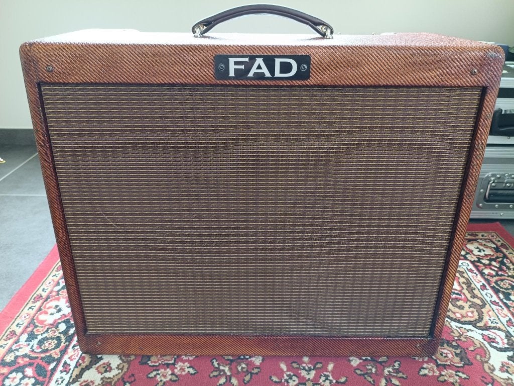 FAD Bassman handwired 2x12 tweed, Ophalen of Verzenden, Zo goed als nieuw, Gitaar, Minder dan 50 watt