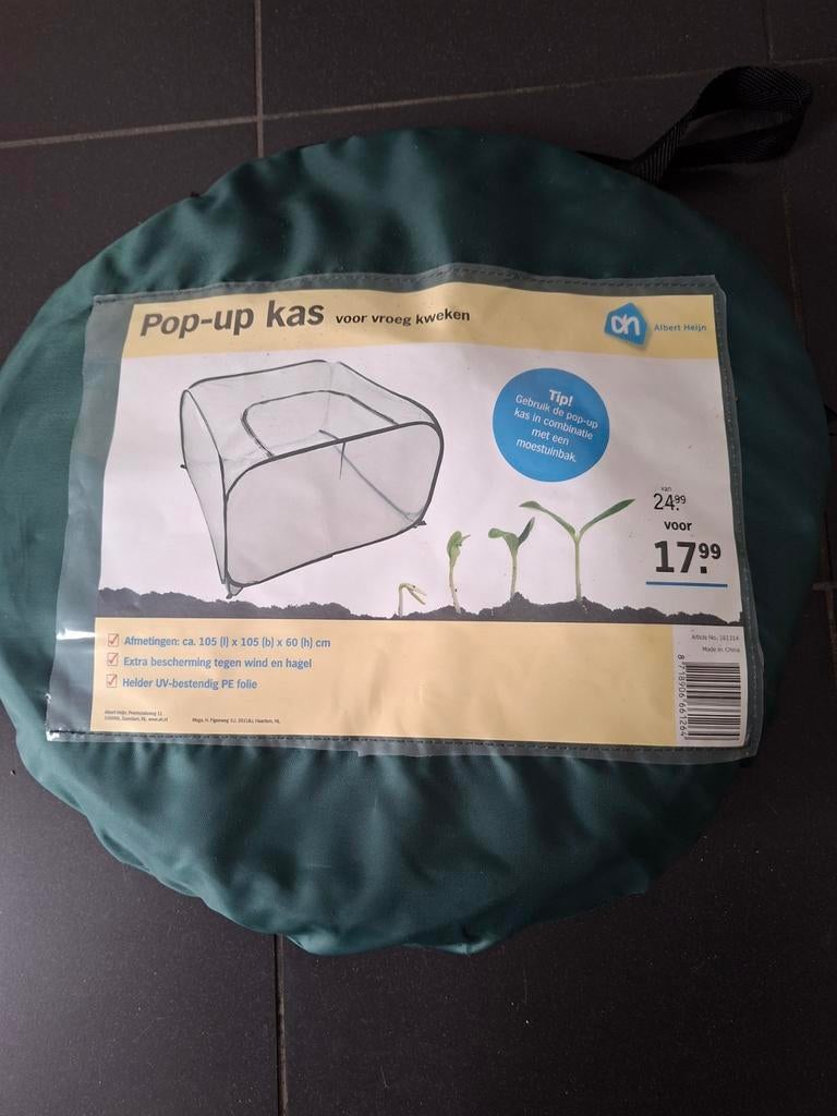 Pop-up kas voor vroeg kweken - Albert Heijn, Ophalen, Overige materialen, Folie, Kweekkas