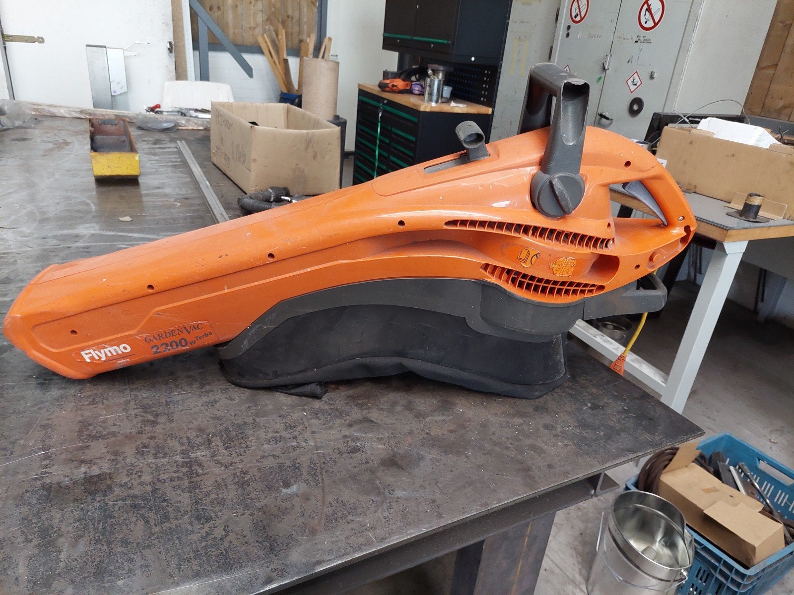 Flymo GardenVac 2200 bladblazer/bladzuiger, Ophalen, Gebruikt, Met zuigfunctie, Handgedragen