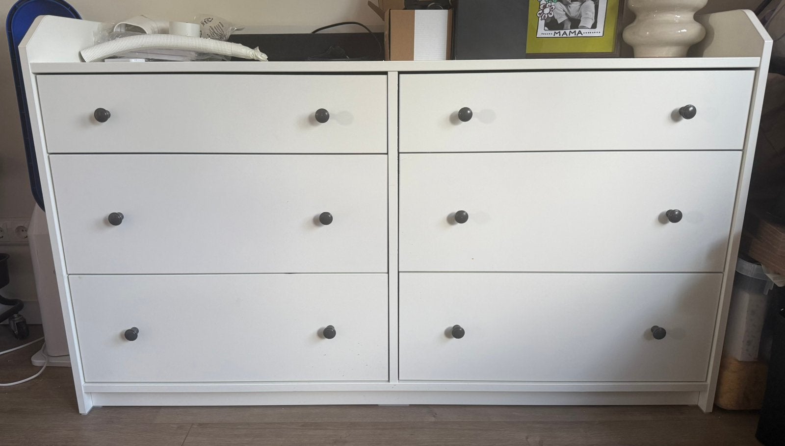 Hauga Ladekast, Huis en Inrichting, Ophalen, 100 tot 150 cm, 5 laden of meer, Zo goed als nieuw