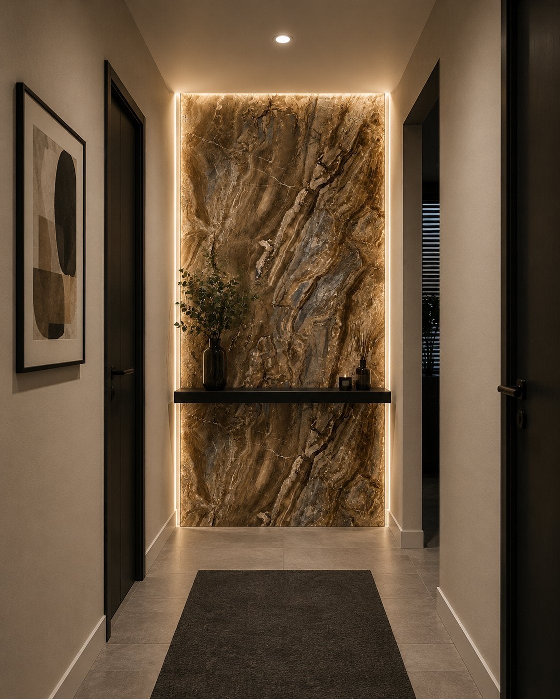 XXL wandpanelen 280cm X 122cm 20+modellen marmer/steenlook, Ophalen of Verzenden, Zo goed als nieuw