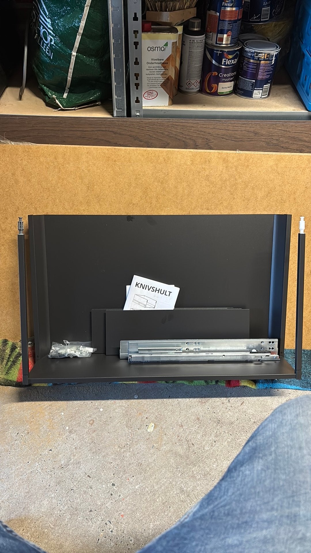IKEA Knivshult hoge lade 80x45x21 ZONDER front, Ophalen, 50 tot 100 cm, Zo goed als nieuw, Minder dan 100 cm