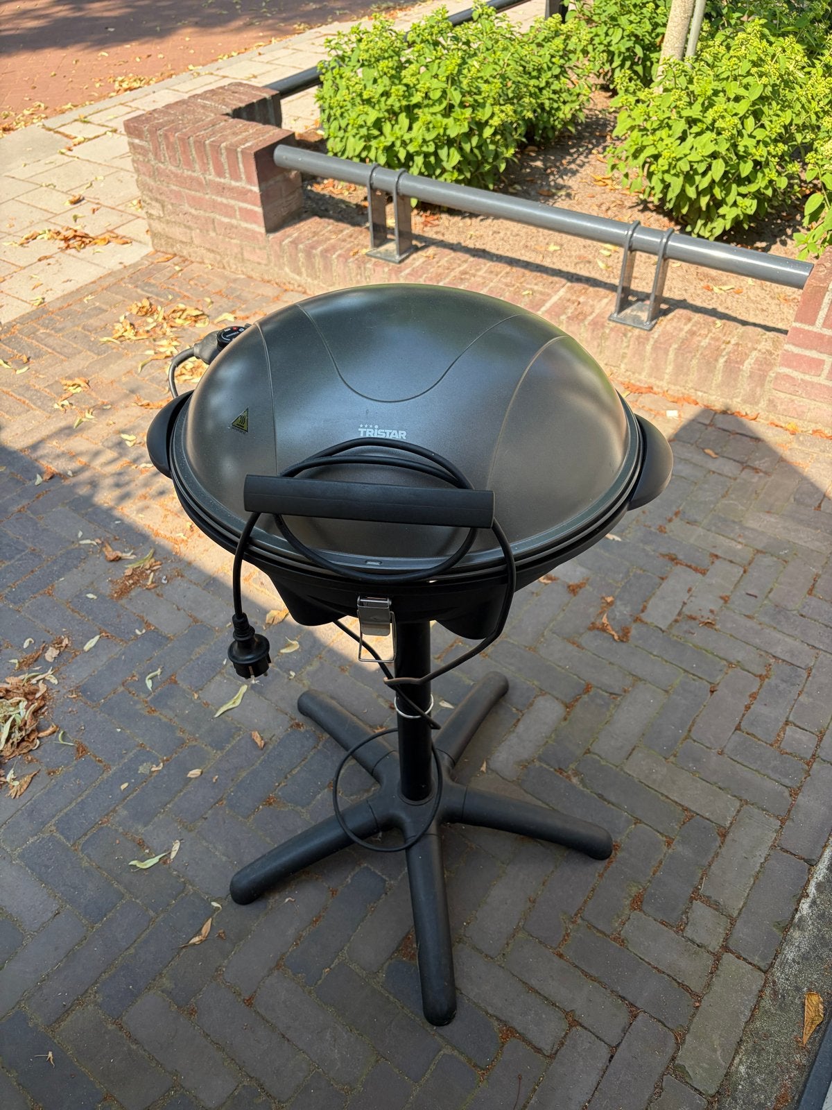 Tristar elektrische BBQ met standaard, Ophalen, Gebruikt