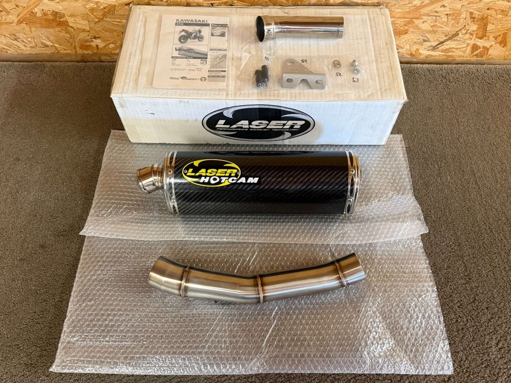 Laser HotCam DS uitlaat demper Kawasaki Z750 Z 750 2007-2012, Verzenden, MBosschaart@laserexhausts.com, Laser Exhausts Technology B.V.