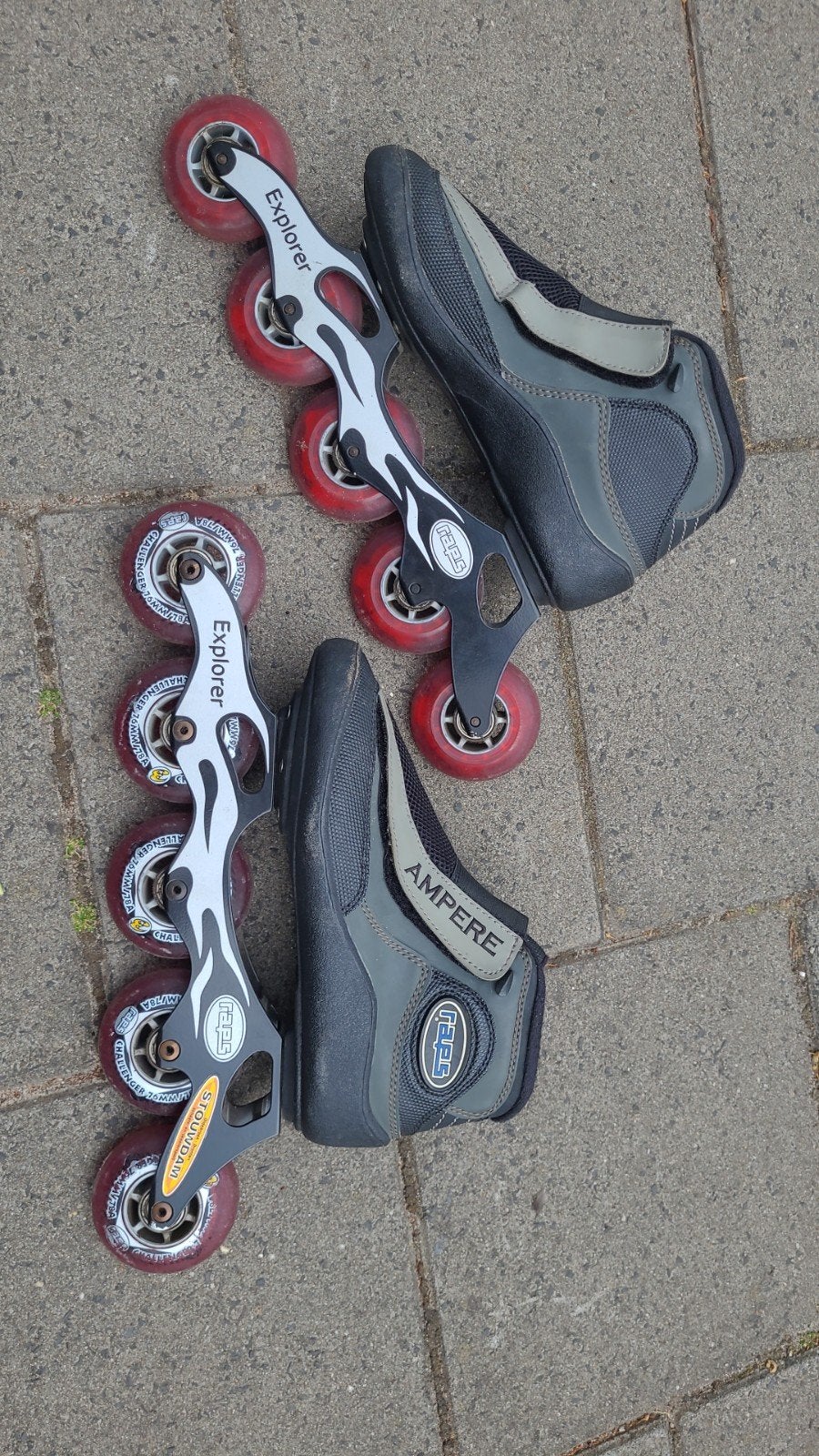 Raps Explorer inline skates - Maat 38, Overige merken, Gebruikt, Inline skates 5 wielen, Dames