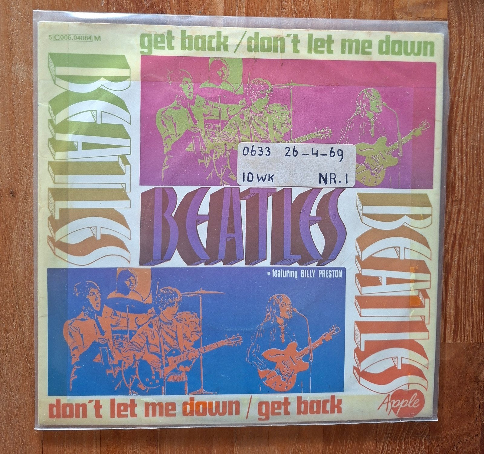 Beatles  - Get back - Single is TOP, Verzenden, Gebruikt, 7 inch, Pop