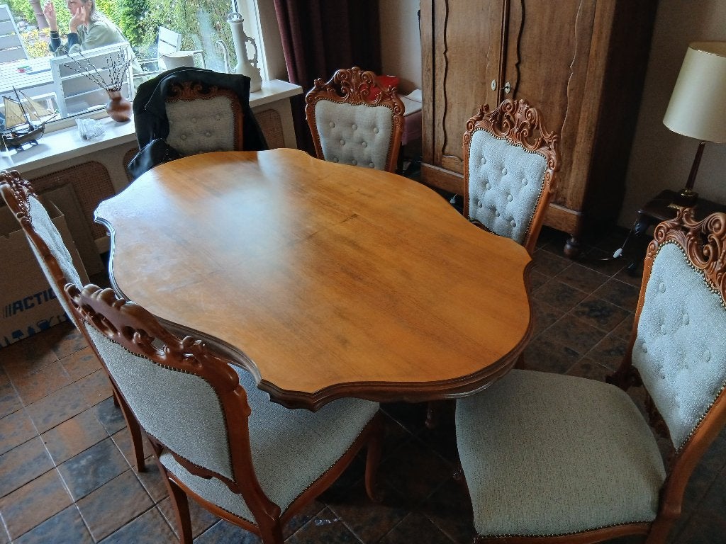 Eethoek, Ophalen, Gebruikt, Vintage, 6 tot 8 stoelen