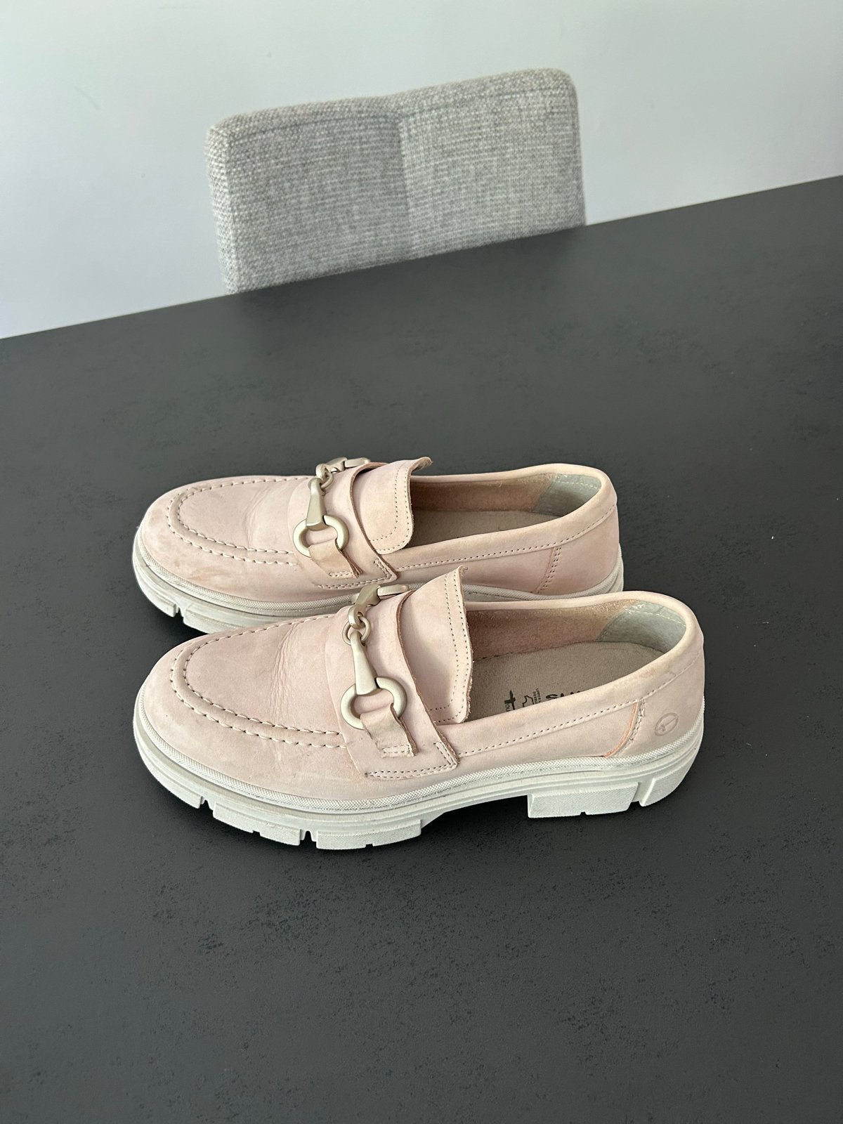 Tamaris instappers, maat 40, Kleding | Dames, Schoenen, Ophalen, Instappers, Zo goed als nieuw, Roze