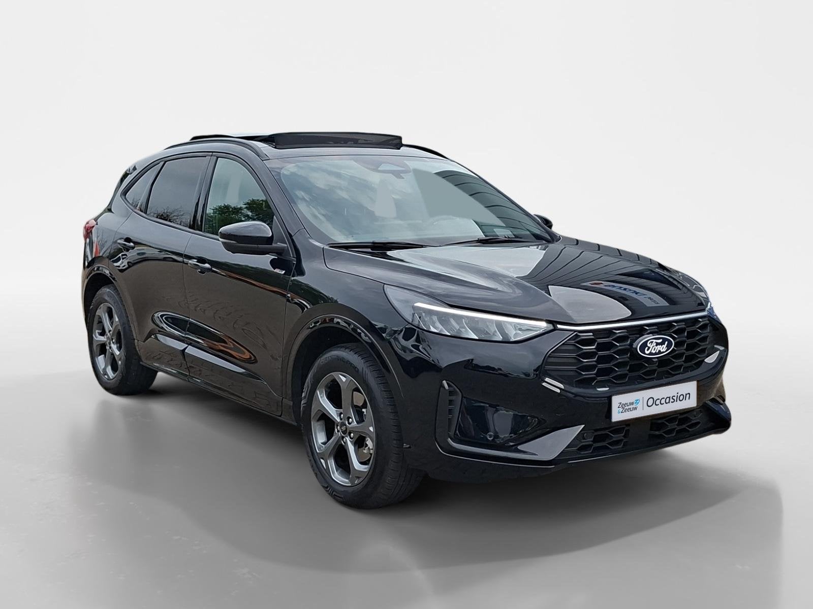 Ford Kuga 2.5 PHEV ST-Line | Winterpack | Trekhaak | Kantel, Auto's, 12 maanden, Gebruikt, Euro 6, Zwart