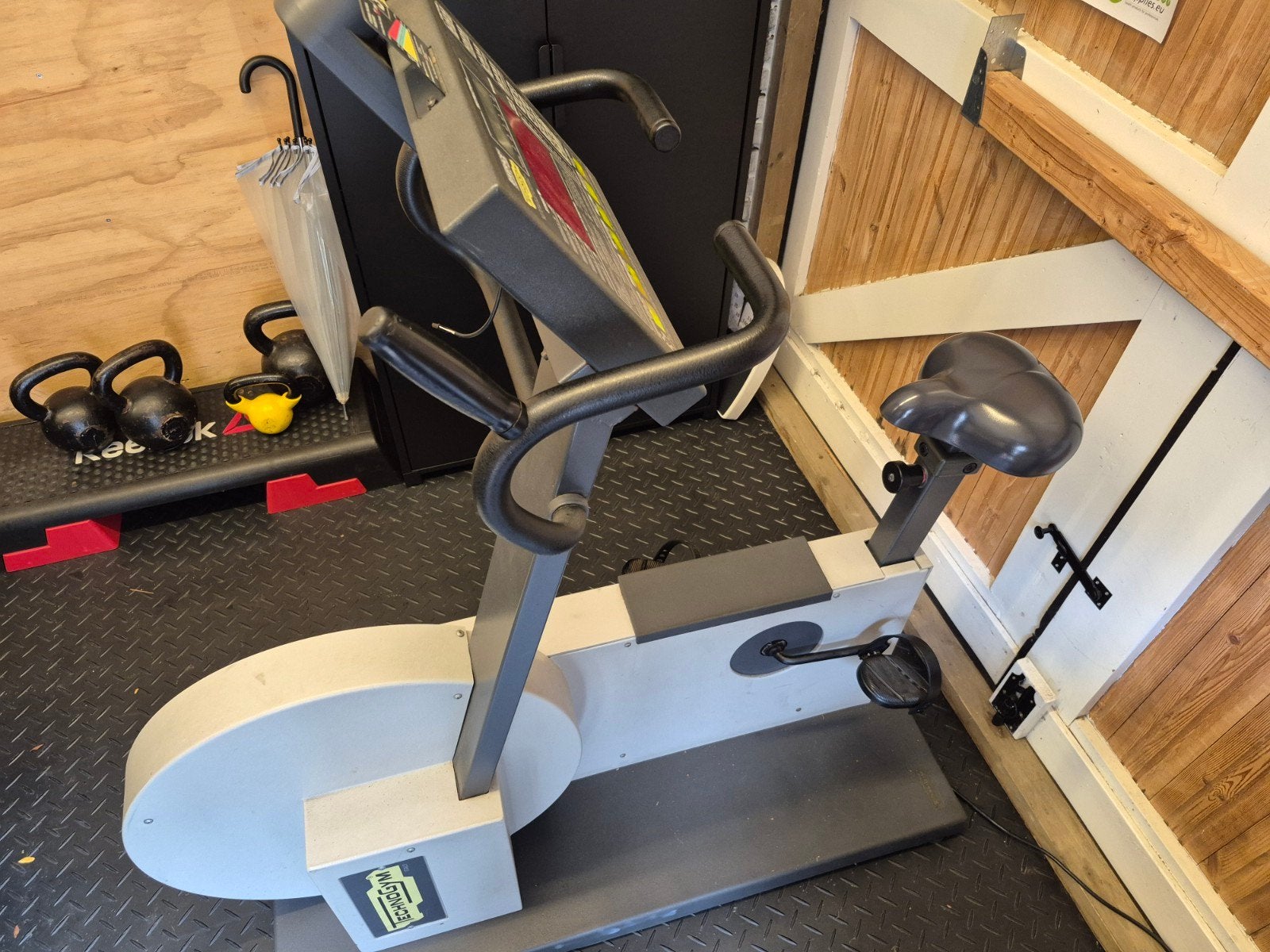 Technogym Bikerrace HC600 Hometrainer, Ophalen, Gebruikt, Metaal, Benen