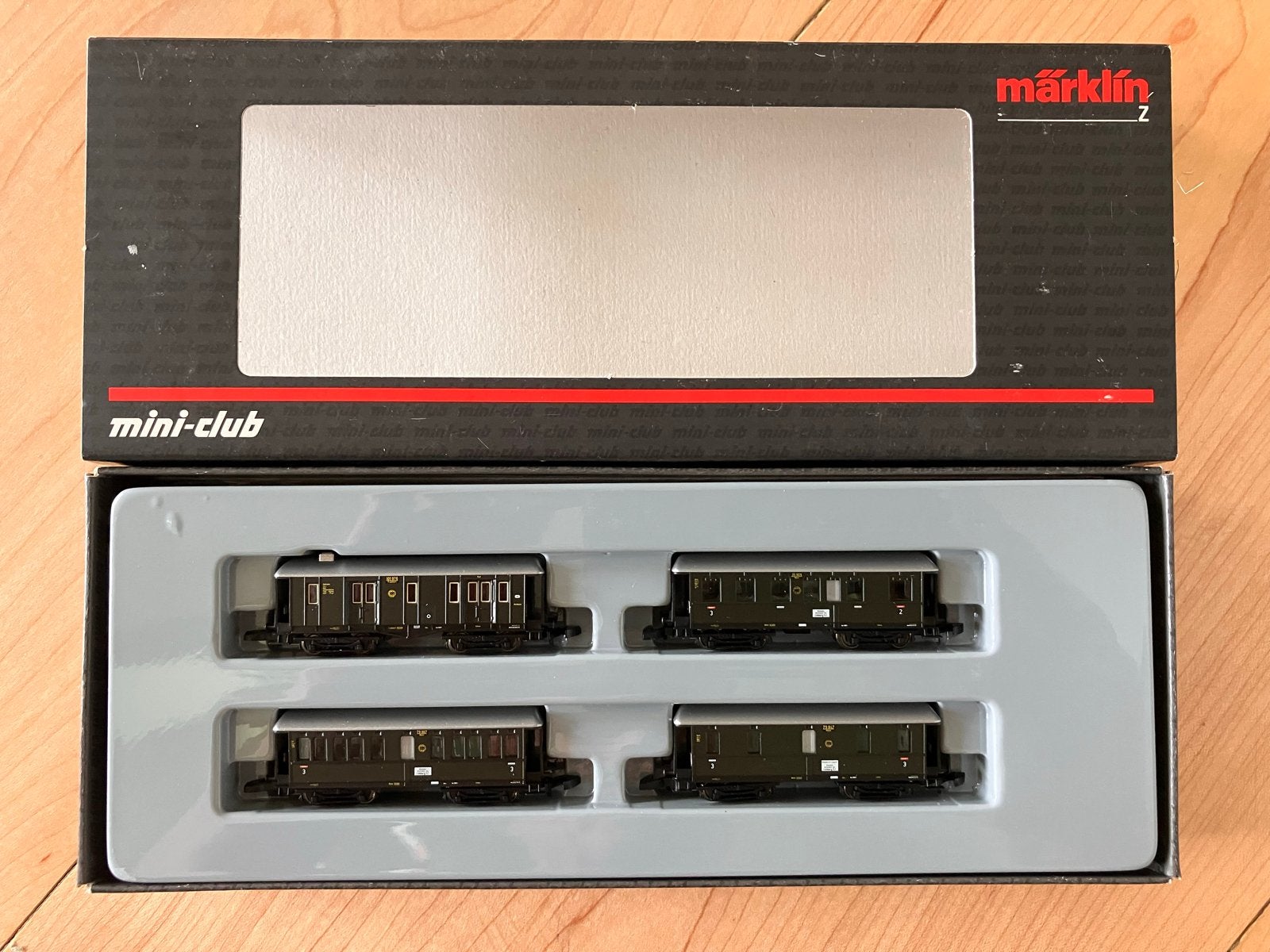 Märklin Z Mini-Club 87681 Passagierswagons Set, Hobby en Vrije tijd, Wisselstroom, Wagon, Ophalen of Verzenden, Zo goed als nieuw