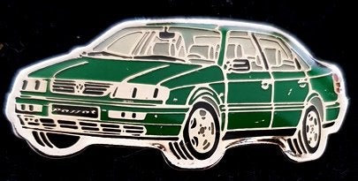 Volkswagen Passat pin- groen epoxy, Verzenden, Nieuw, Transport, Speldje of Pin