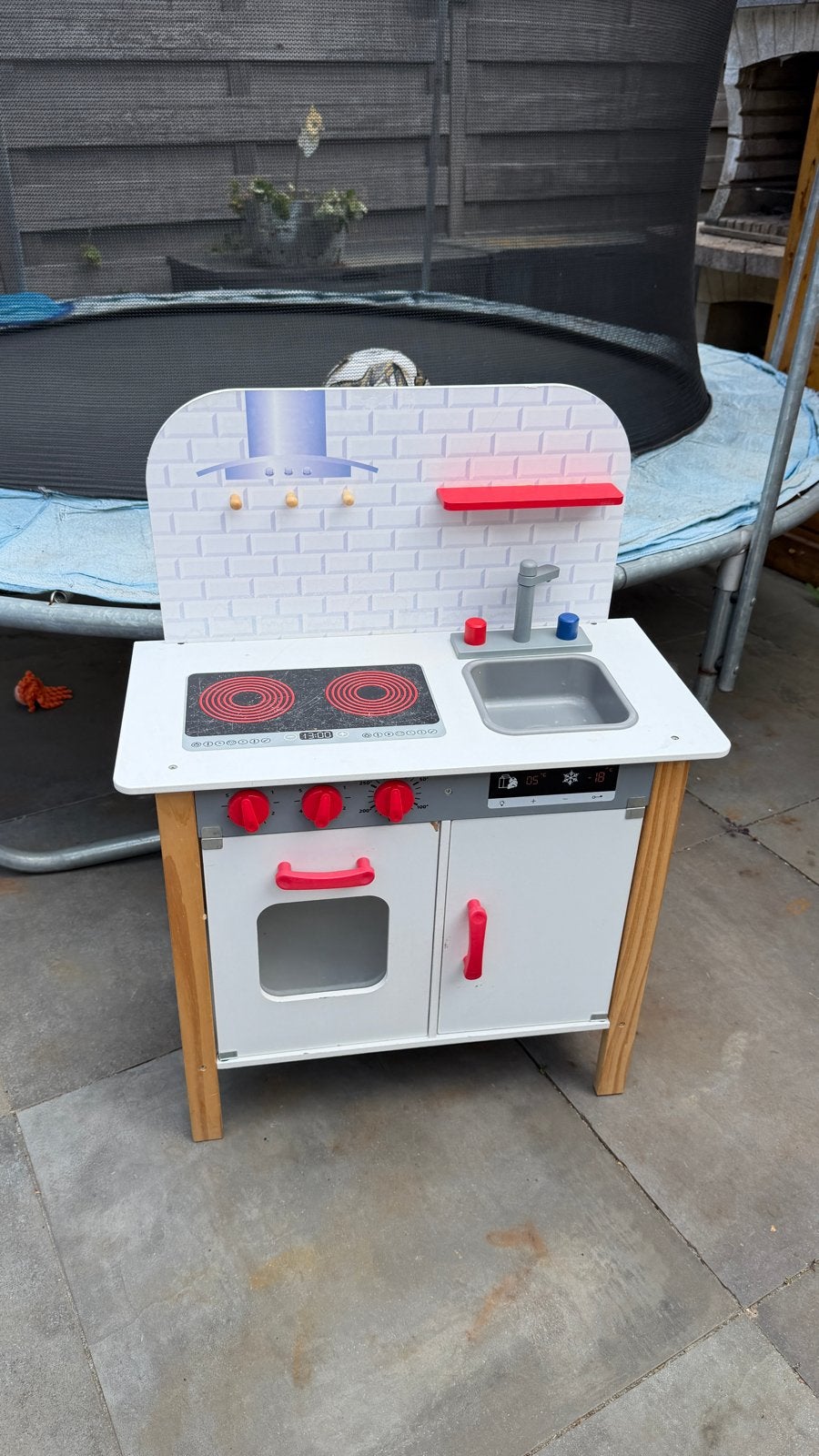 Gratis Speelkeuken voor urenlang speelplezier, Ophalen, Gebruikt, Hout, Speelkeuken
