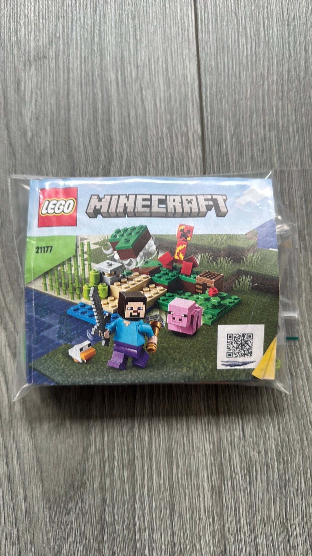 Lego Minecraft 21177 compleet, Ophalen of Verzenden, Zo goed als nieuw