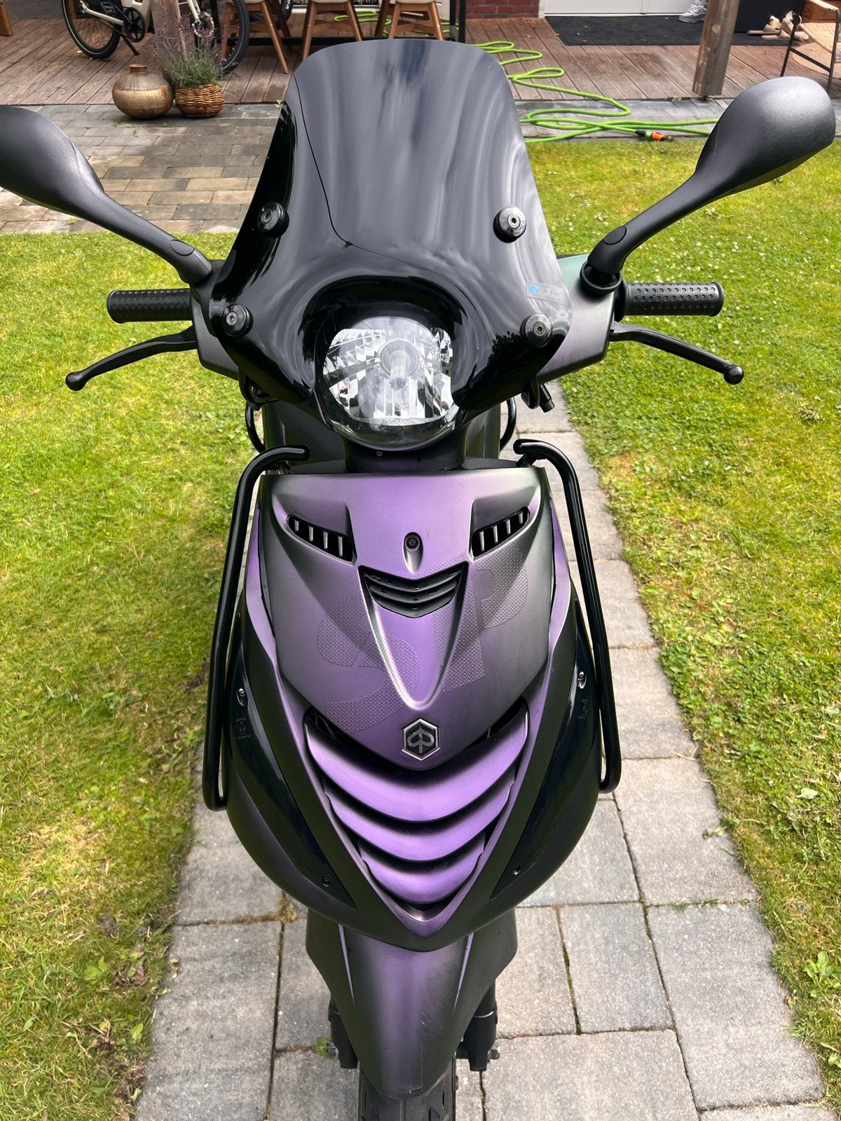 Piaggio Zip 4T - Unieke Kleur Paars/Groen Metallic, Ophalen, Zo goed als nieuw, Piaggio