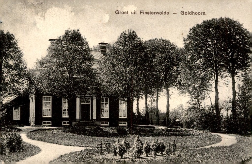 Finsterwolde Goldhoorn # 55, Verzenden, 1920 tot 1940, Gelopen, Groningen