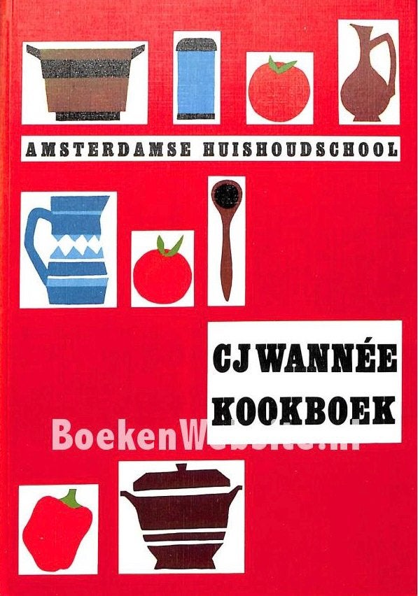 Amsterdamse huishoudschool CJ WANNÉE KOOKBOEK 1910, Verzenden, Overige gebieden