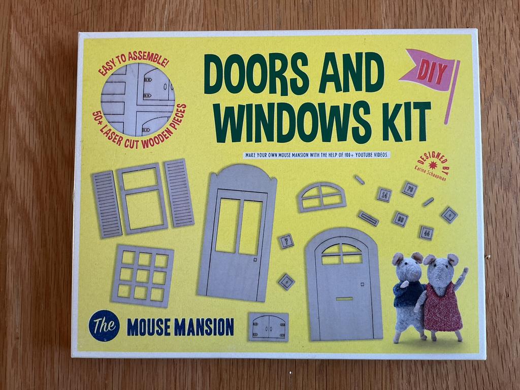 Muizenhuis doors and windows kit, Hobby en Vrije tijd, Ophalen, Nieuw, Knutselwerk