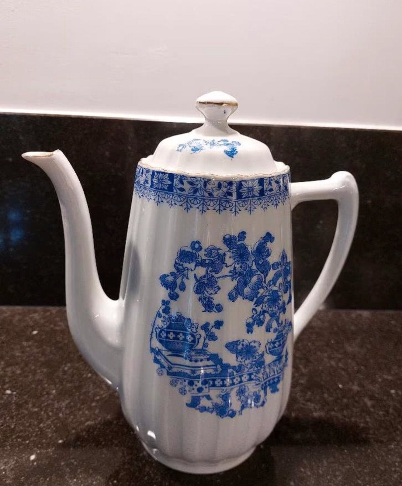 Theepot China Blau Rosslau, Antiek en Kunst, Ophalen