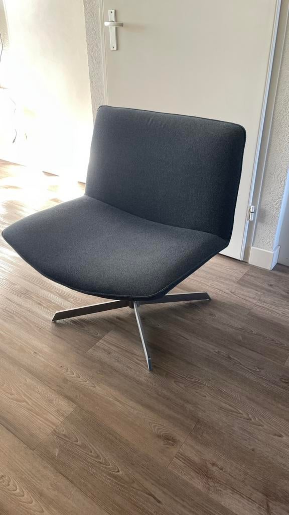 Fauteuil draaibaar tijdloos, Ophalen, Zo goed als nieuw, Stof, 50 tot 75 cm