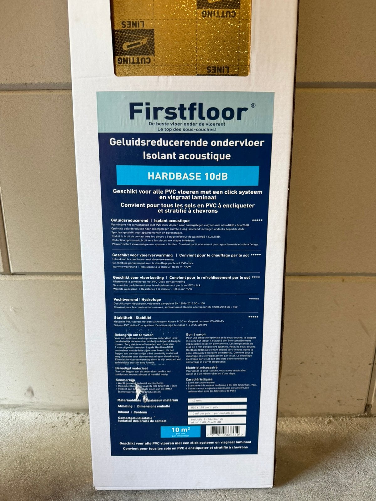 Foto 2 van Gamma hardbase 10DB PVC/laminaat ondervloer