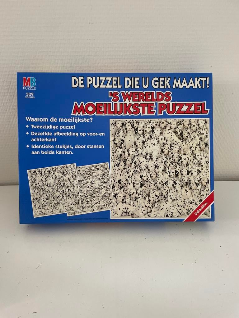 MB Puzzel Dalmatiërs 529 stukjes, Ophalen of Verzenden, 500 t/m 1500 stukjes, Nieuw, Legpuzzel