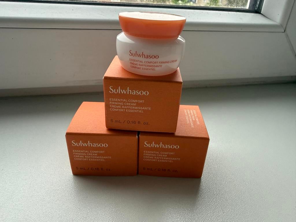 Sulwhasoo Essential Comfort Firming Cream 5ml (4 stuks), Ophalen of Verzenden, Nieuw