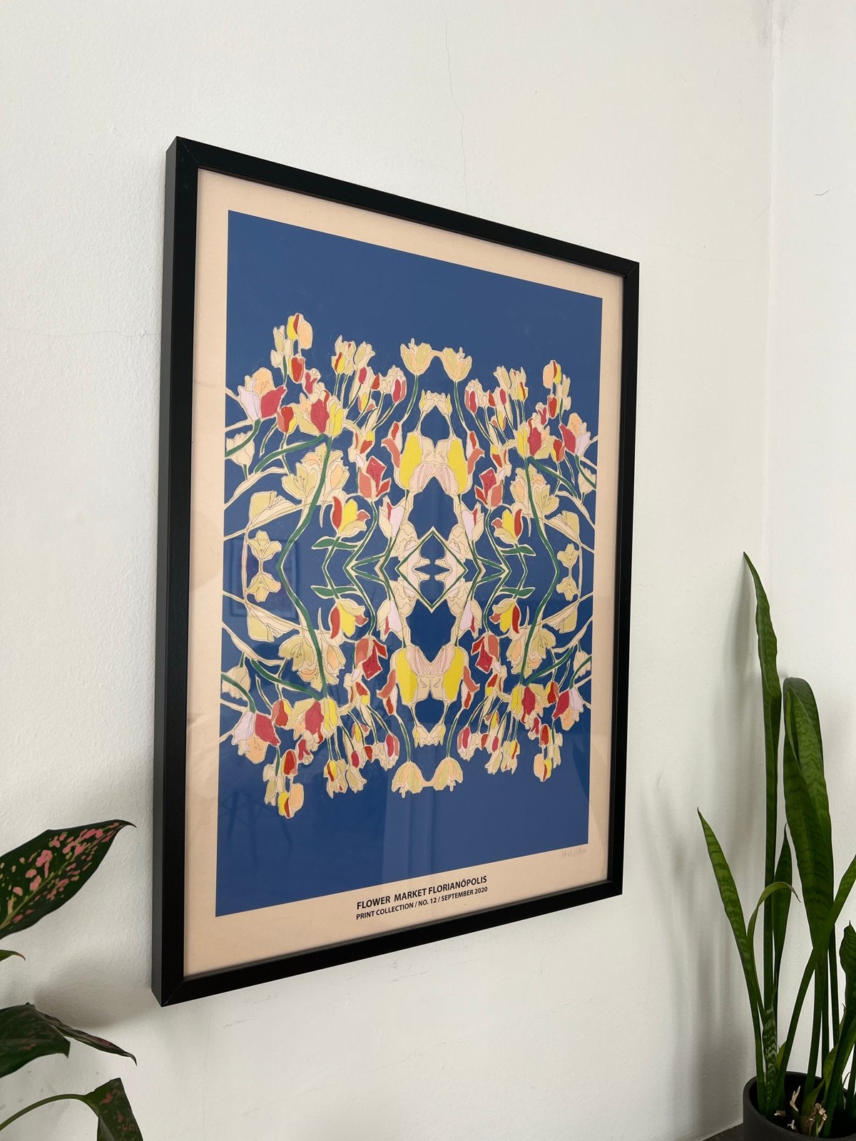 Astrid Wilson Flower Market Florianópolis print 50x70, Antiek en Kunst, Ophalen, Print, Print/reproductie, Origineel