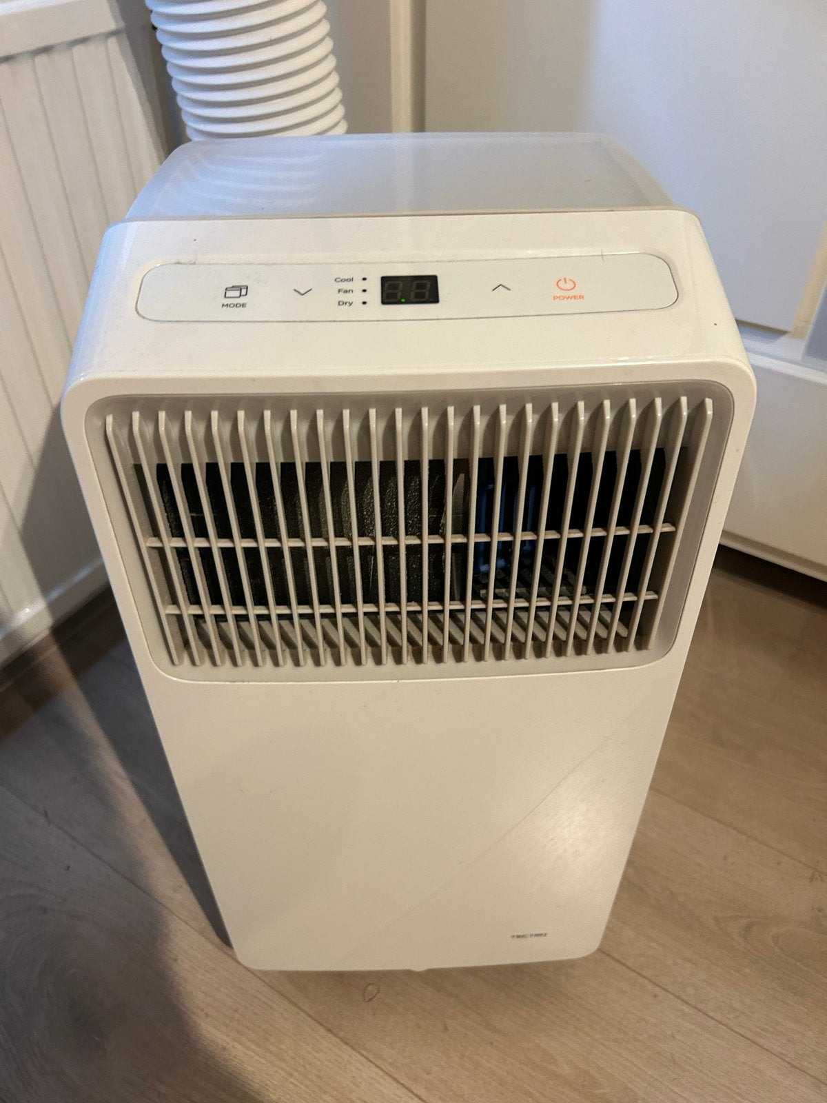 Tectro TP 3020 Mobiele Airco - Koelen, Ontvochten, Ventilato, Witgoed en Apparatuur, Ophalen, Gebruikt, Minder dan 60 m³, 3 snelheden of meer