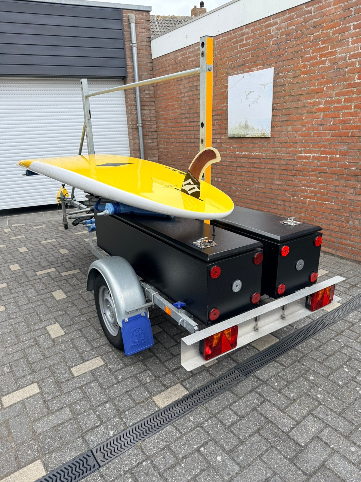 Multifunctionele watersport trailer te koop!, Watersport en Boten, Boottrailers, Ophalen, Zo goed als nieuw, Minder dan 6 meter