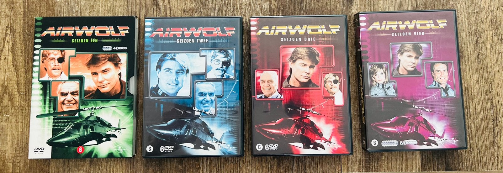 Airwolf – Complete serie op 4 DVD-boxen (79 afleveringen), Cd's en Dvd's, Dvd's | Tv en Series, Alle leeftijden, Ophalen of Verzenden