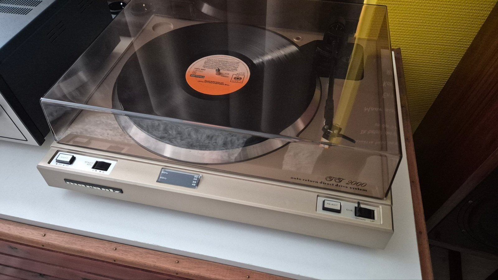 Marantz TT-2000 platenspeler, Gebruikt, Pitch-regelaar, Platenspeler, Ophalen