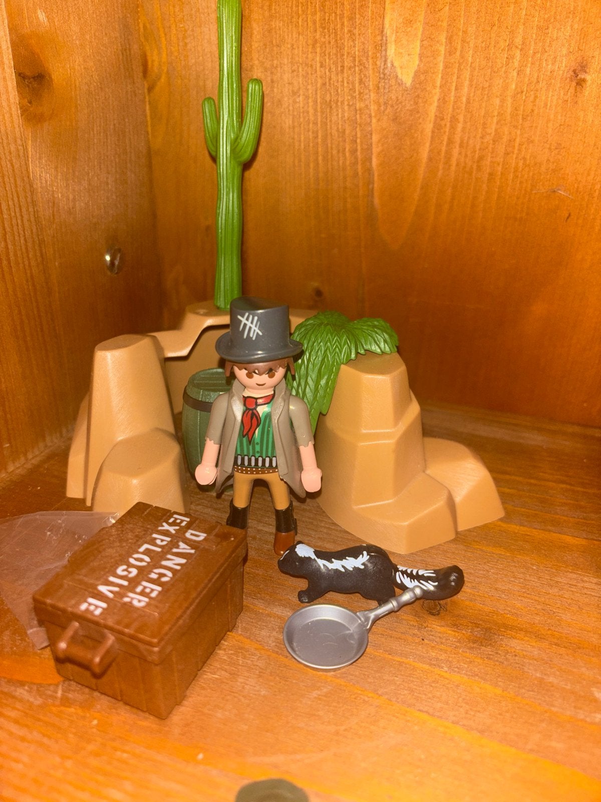 Playmobil 5250 Western Avonturier met Wasbeer, Kinderen en Baby's, Gebruikt, Complete set, Ophalen of Verzenden, Figuren