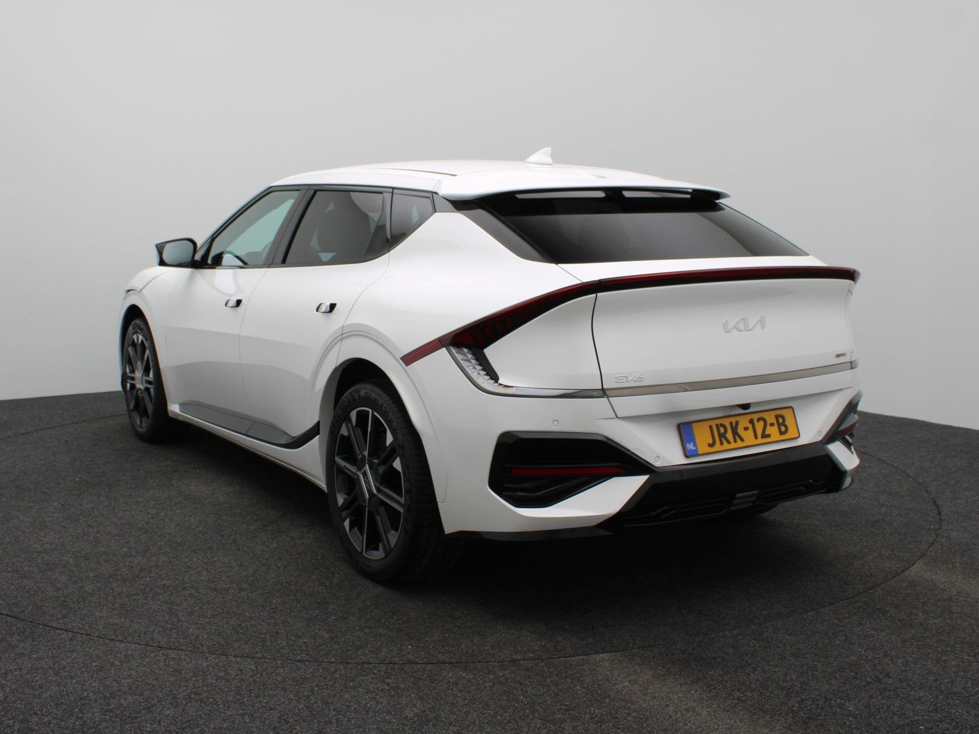 Kia EV6 GT-Line Business Edition 84 kWh | 20 inch | Memory S, Auto's, Kia, Achterwielaandrijving, Zwart, 1960 kg, Wit