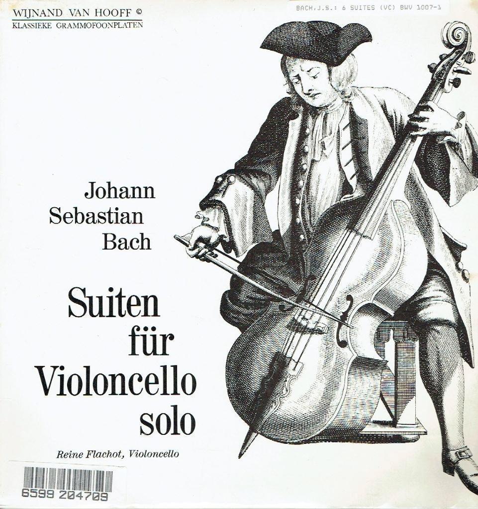Bach - Reine Flachot – Suiten Für Violoncello Solo 2LP, Kamermuziek, Verzenden, Zo goed als nieuw, 12 inch