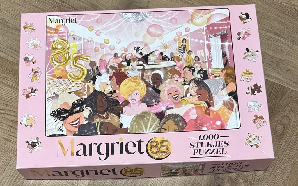 Margriet Puzzel 85 Jaar Jubileum - 1000 Stukjes, Ophalen of Verzenden, 500 t/m 1500 stukjes, Nieuw, Legpuzzel