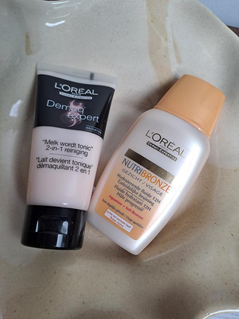 L'Oréal Gezichtreiniging En Gezichtsbruiner!, Ophalen of Verzenden, Zo goed als nieuw, Gehele gezicht