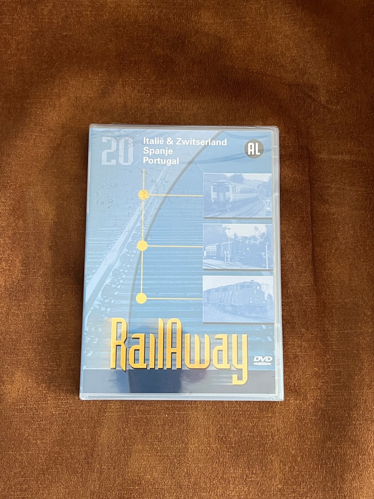RailAway DVD: Italië, Zwitserland, Spanje, Portugal, Alle leeftijden, Verzenden, Nieuw in verpakking, Inclusief doosje