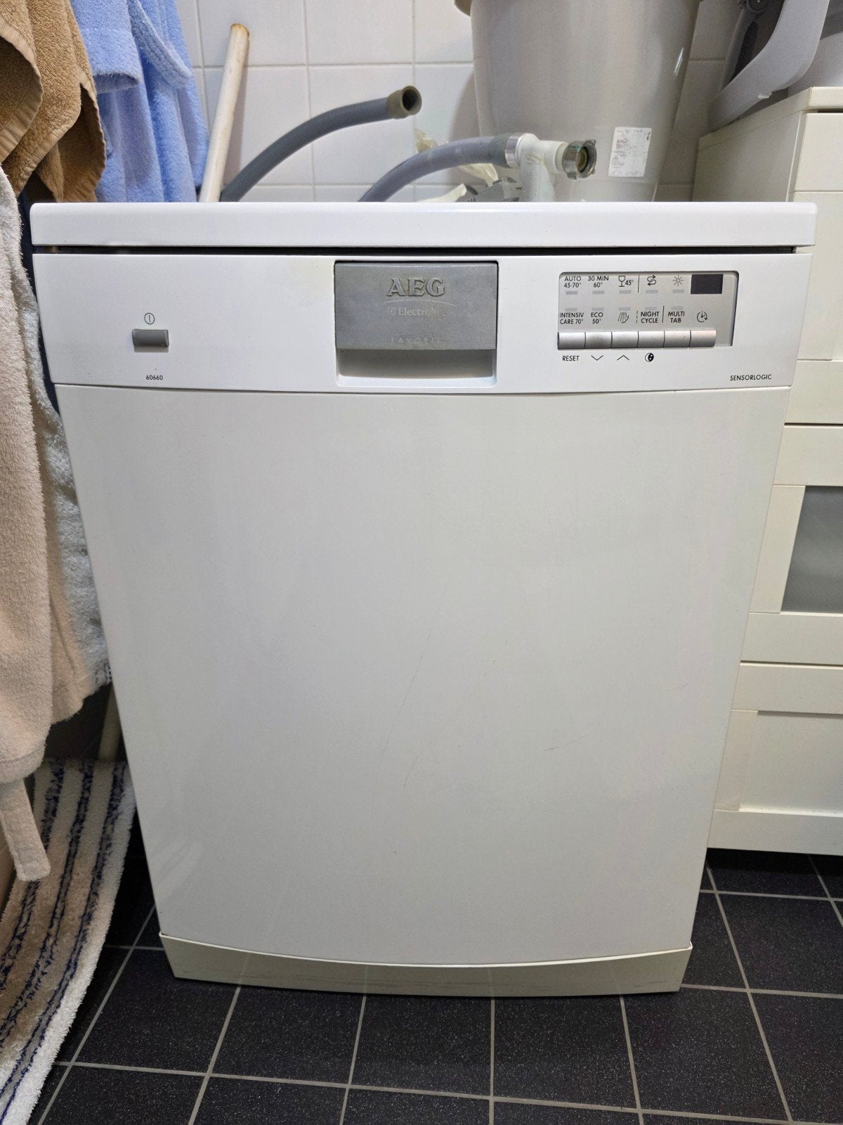 AEG electrolux 60660 vaatwasser, Ophalen, Gebruikt, Vrijstaand, Minder dan 85 cm