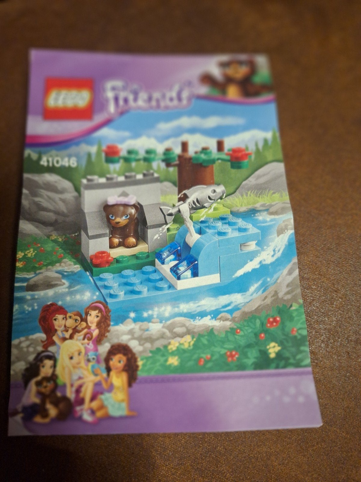 lego friends de rivier van bruine beer set 41046, Gebruikt, Lego, Inclusief instructies, Ophalen of Verzenden