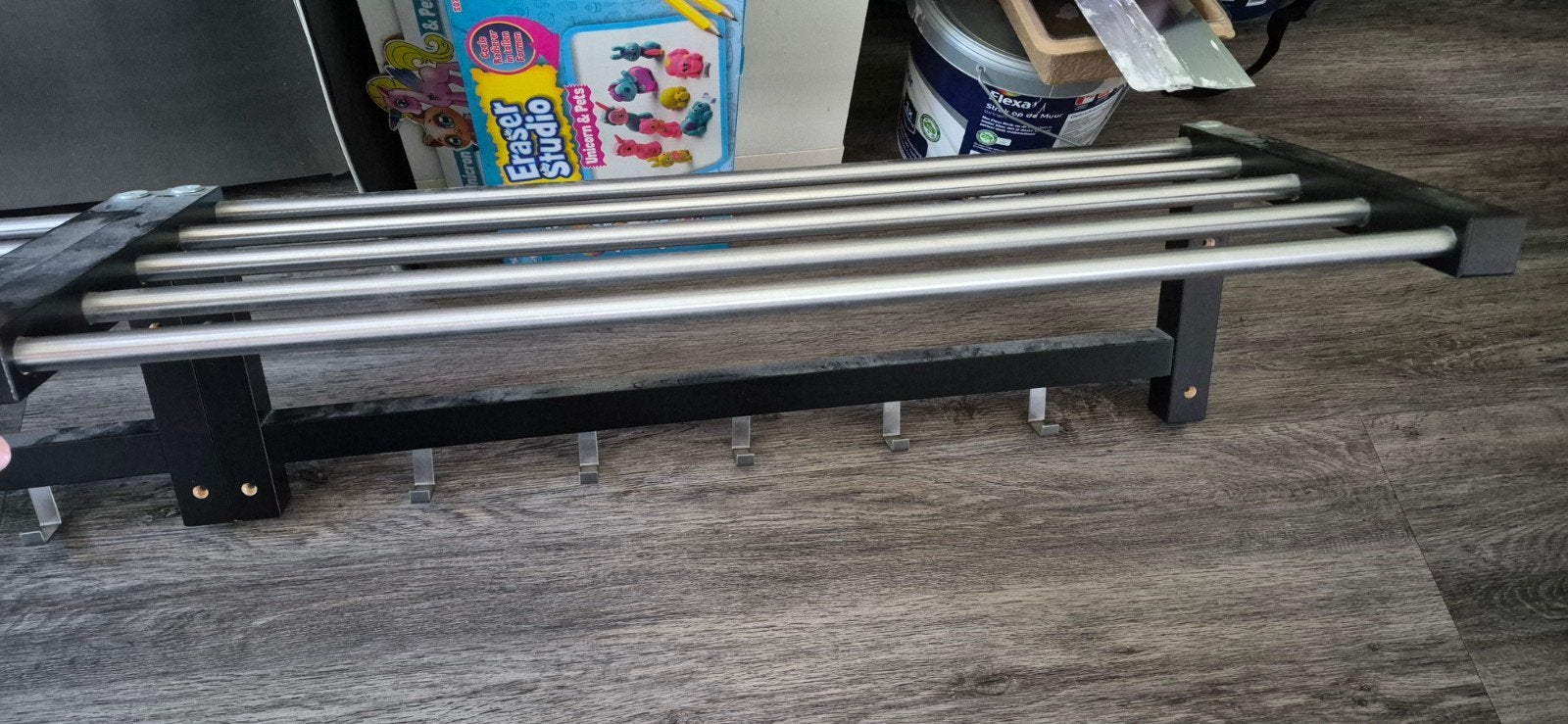2 kapstokken, Ophalen, Hout, Wandkapstok, Minder dan 100 cm