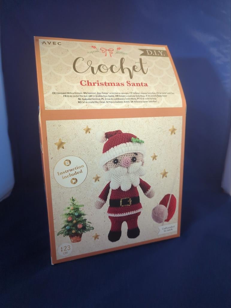 DIY Haakset Kerstman - Maak je eigen kerstdecoratie, Ophalen of Verzenden, Nieuw, Haken, Overige typen